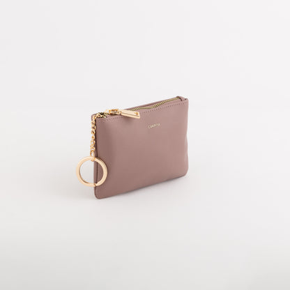 Women's Coin Purse With Keychain - Lotus v2 winter walle Onion