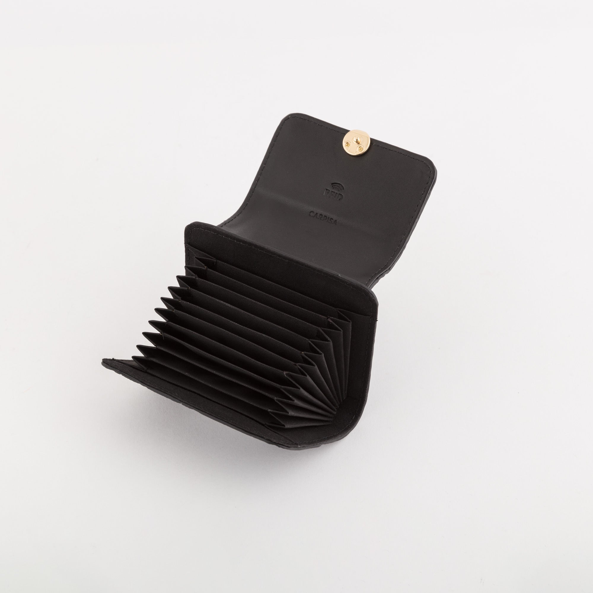 Tarjetas de crédito P/para mujer - billetera Natalie Negro