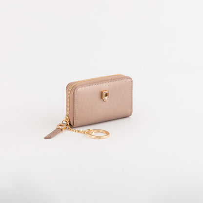 Portamonete Con Portachiavi Donna - Ginger wallet Bronzo