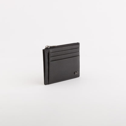 Men's Coin Purse with Credit Card Holder - Mark Black