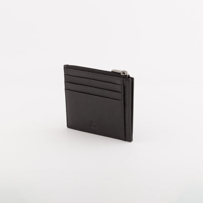 Men's Coin Purse with Credit Card Holder - Mark Black