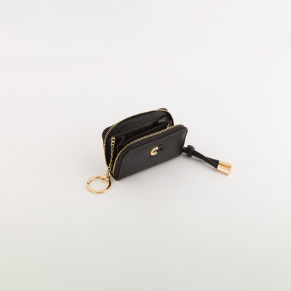 Damenhandtasche mit Schlüsselbund - Erica Wallet Nero