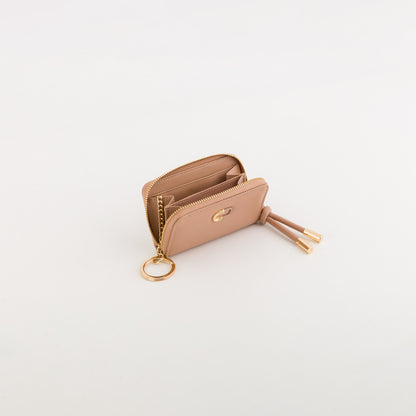 Damenhandtasche mit Schlüsselbund - Erica Wallet Nocciola