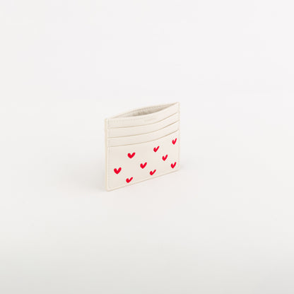 P/Women's Credit Cards - Lilia wallet v2 Butter/Lipstick Red