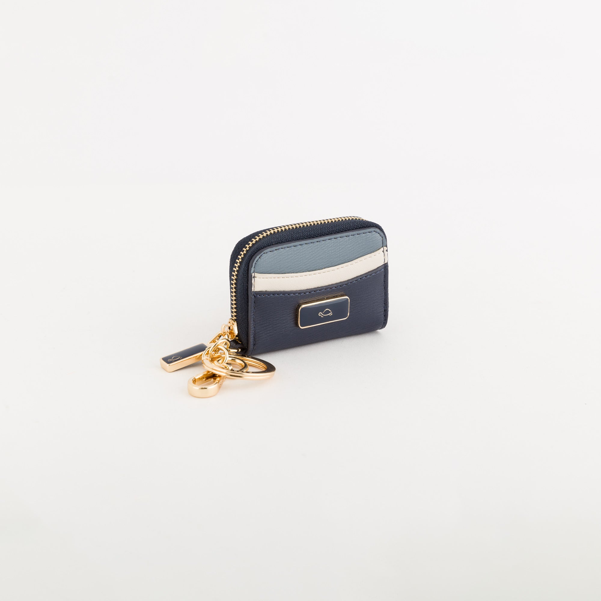 Geldbörse mit Schlüsselbund für Damen - Fresia Wallet v2 Blu Navy/Multicolore