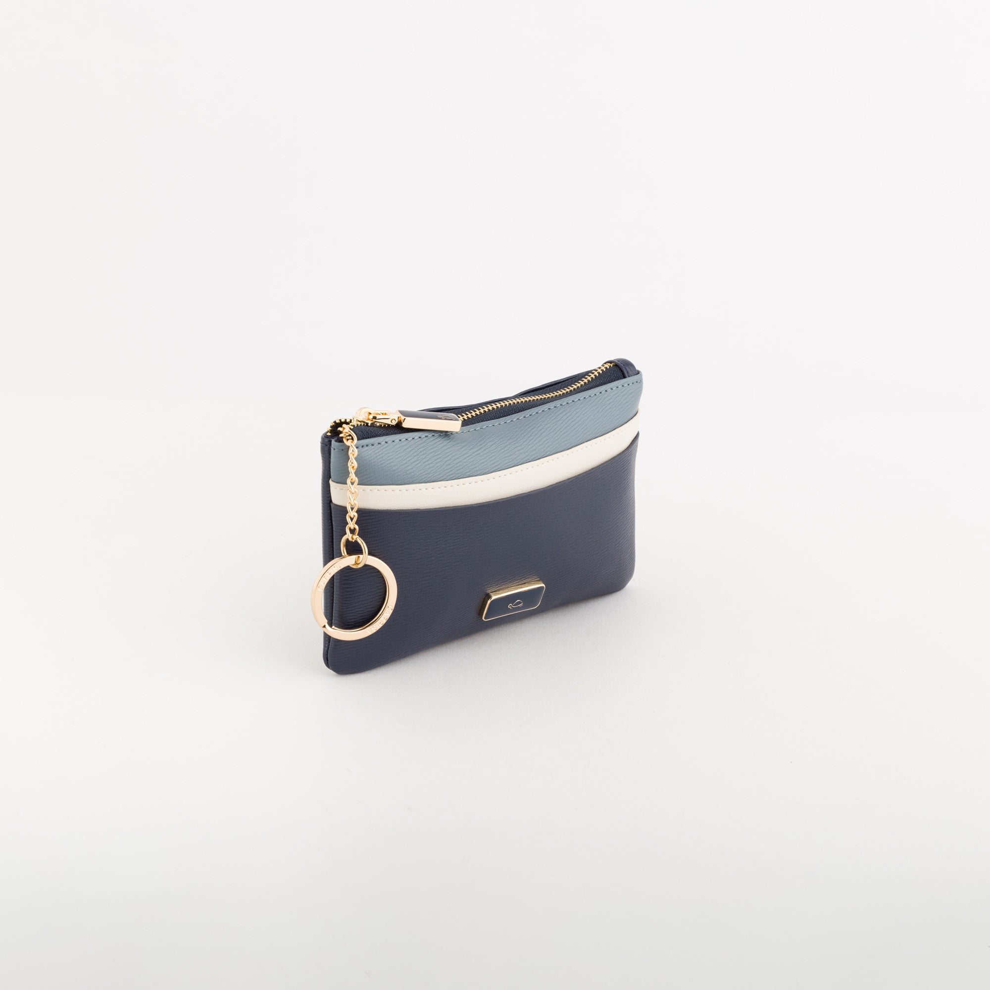 Geldbörse mit Schlüsselbund für Damen - Fresia Wallet v2 Blu Navy/Multicolore