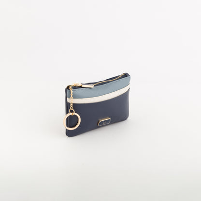Geldbörse mit Schlüsselbund für Damen - Fresia Wallet v2 Blu Navy/Multicolore