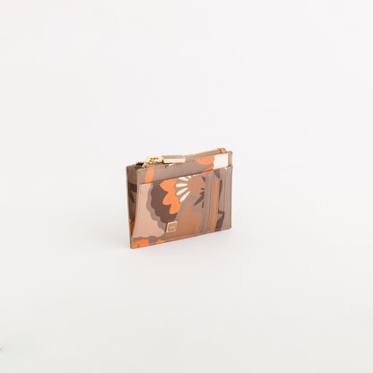 P/Coins With P/Credit Cards Women - Bouquet wallet v1 Taupe/Multicolour