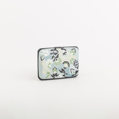 P/Credit Cards for Women - Bouquet card holder Multicolored Dusty Azure Blue