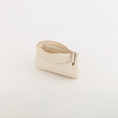 Women's Coin Purse With Keychain - Giada v2 wallet Butter