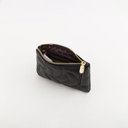 Porte-monnaie avec porte-clés pour femme - Portefeuille Dalia v2 Noir