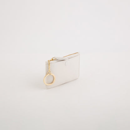 Women's Purse With Keychain - Delta spring wallet Cloud White