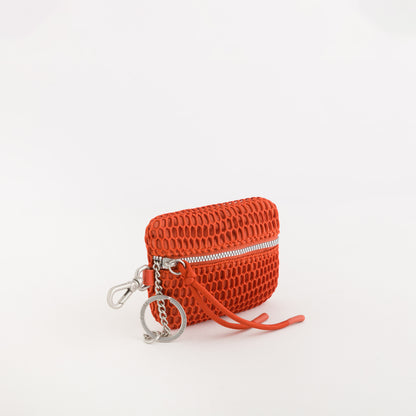 Women's Purse With Keychain - Aryna beauty Rust