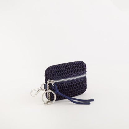 Women's Purse With Keychain - Aryna beauty Navy blue