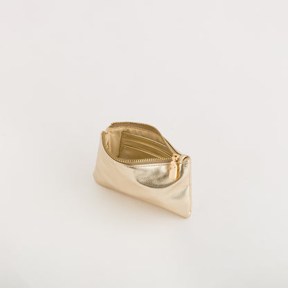 Women's Purse With Keychain - Berenice wallet v3 Light Gold