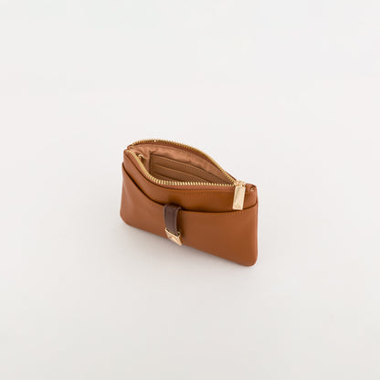 Women's Purse With Keychain - Eleonora wallet Leather/Multicolor
