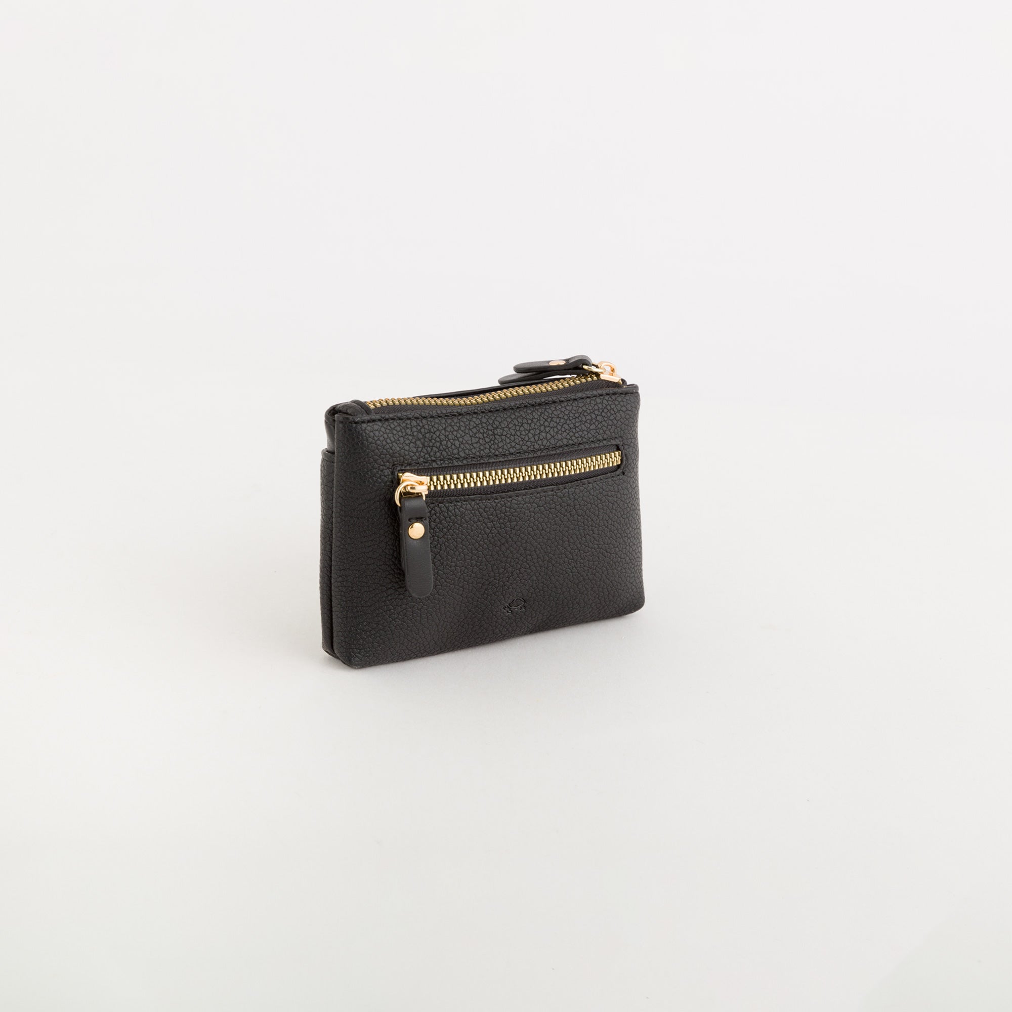 Portamonete Con Portachiavi Donna - Kitty wallet v1 Nero