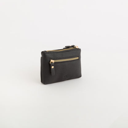 Portamonete Con Portachiavi Donna - Kitty wallet v1 Nero