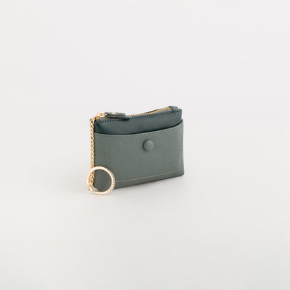 Portamonete Con Portachiavi Donna - Kitty wallet v1 Rosmarino