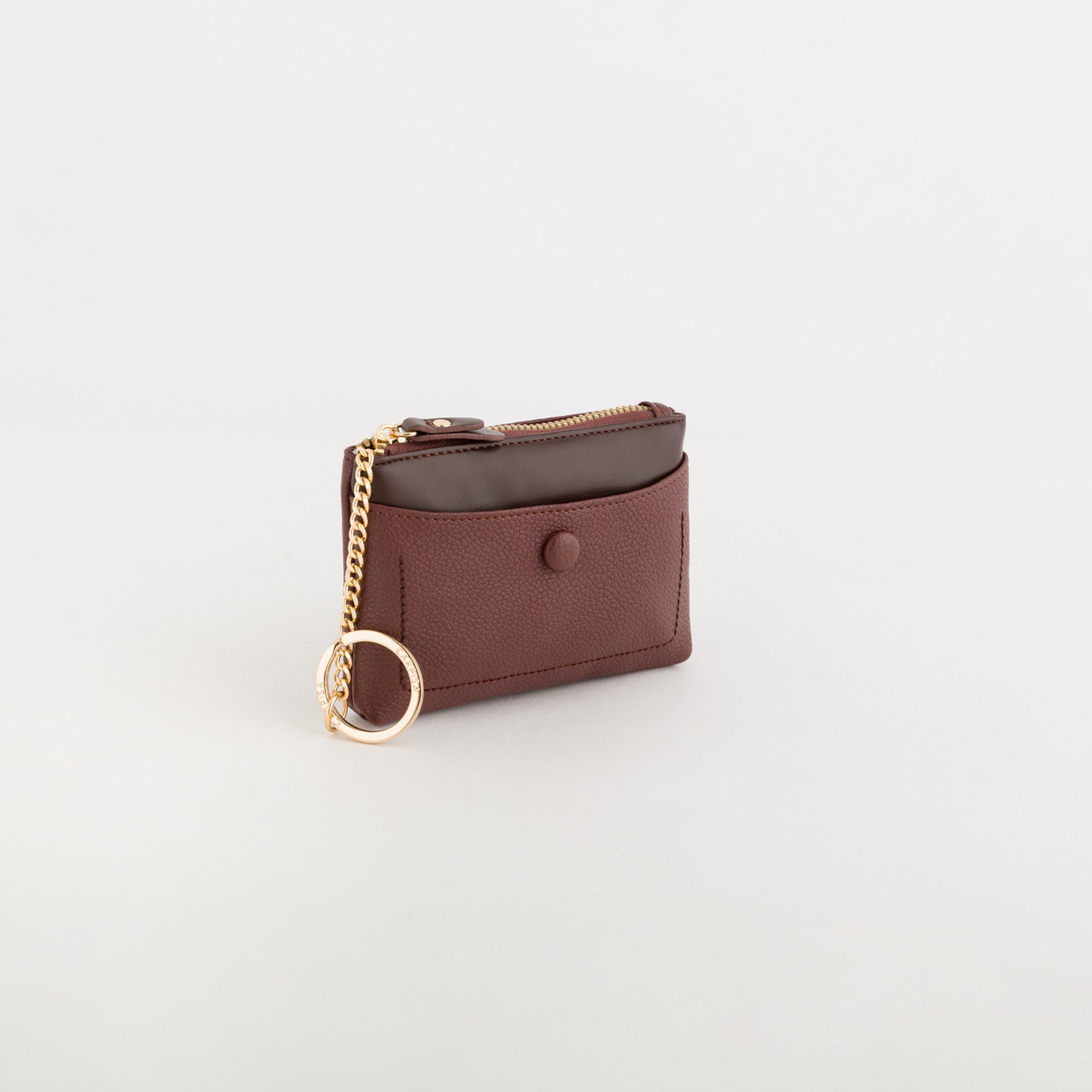 Portamonete Con Portachiavi Donna - Kitty wallet v1 Vino