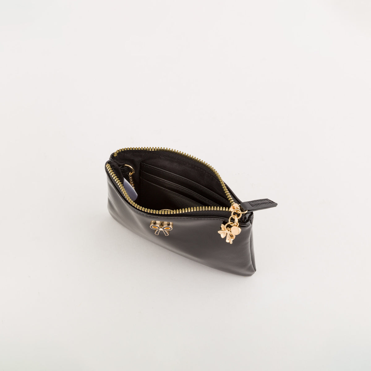Portamonete Con Portachiavi Donna - Dafne wallet v1 Nero