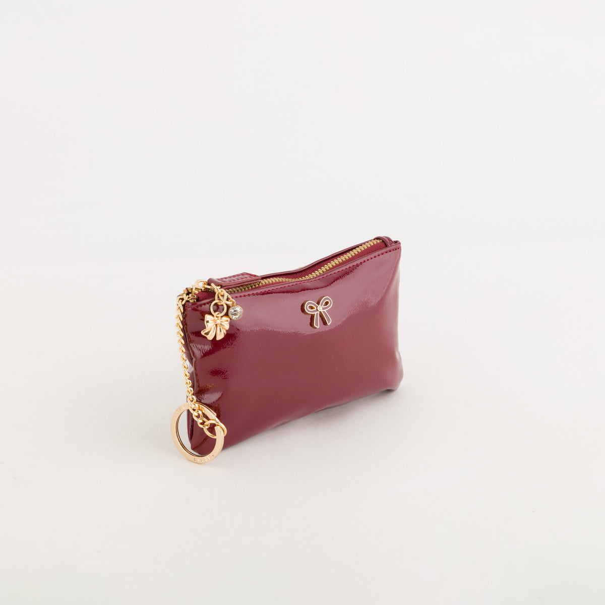 Porte-monnaie pour femme avec porte-clés - Portefeuille Dafne v1 Rubis