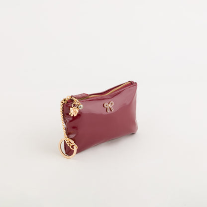 Porte-monnaie pour femme avec porte-clés - Portefeuille Dafne v1 Rubis