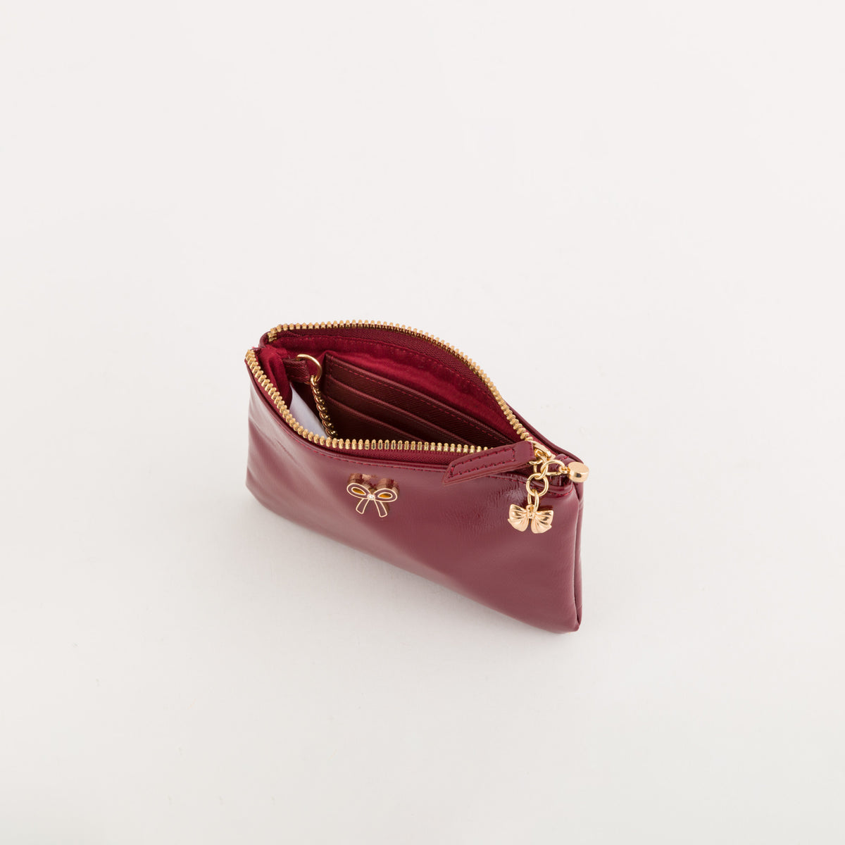 Porte-monnaie pour femme avec porte-clés - Portefeuille Dafne v1 Rubis