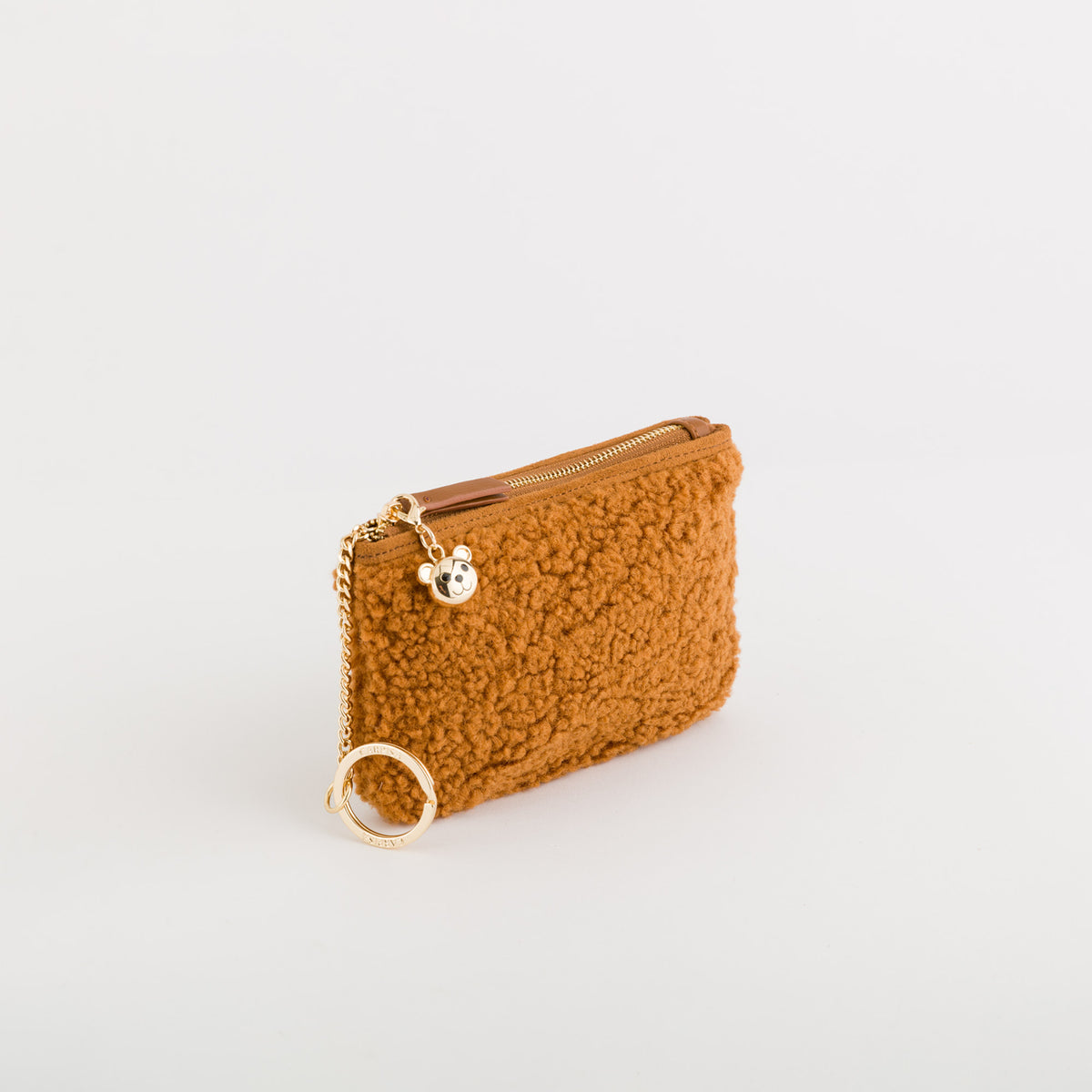 Portamonete Con Portachiavi Donna - Fabiola wallet Cuoio