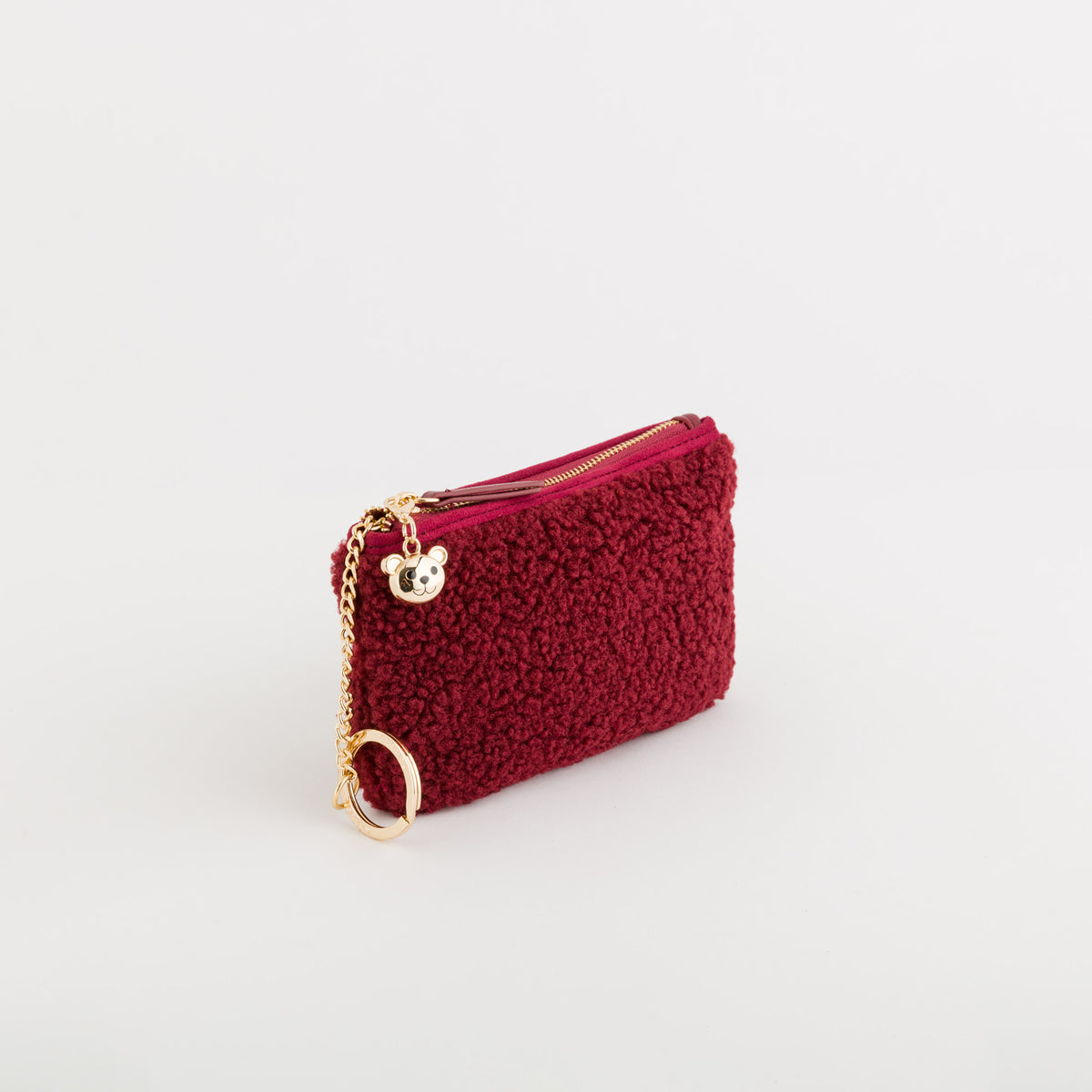 Portamonete Con Portachiavi Donna - Fabiola wallet Rubino