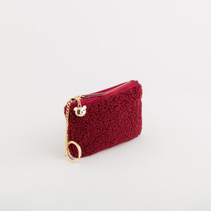 Portamonete Con Portachiavi Donna - Fabiola wallet Rubino