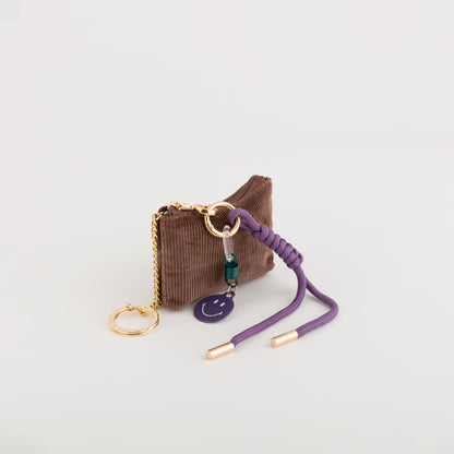 Sac à main avec porte-clés pour femme - Alex accessories Chocolat