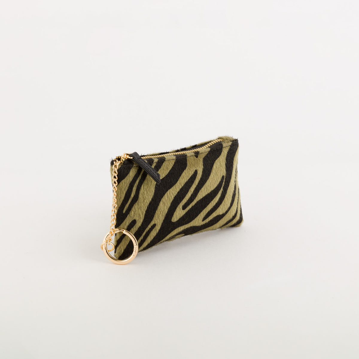 Portamonete Con Portachiavi Donna - Emily wallet v4 Nero/Oliva
