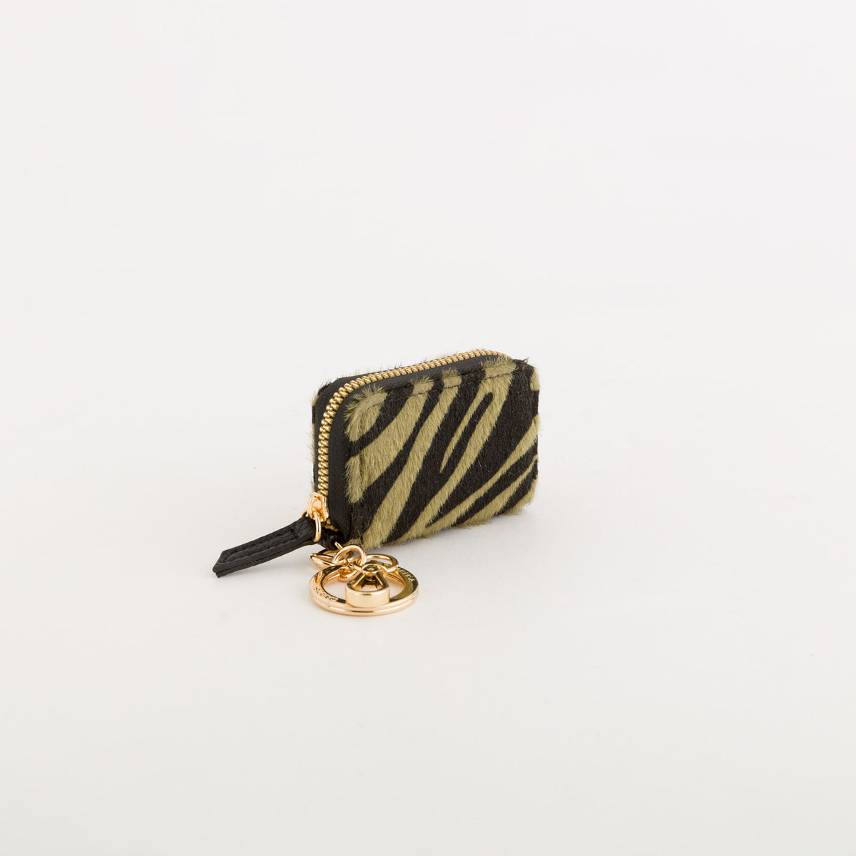 Portamonete Con Portachiavi Donna - Emily wallet v4 Nero/Oliva
