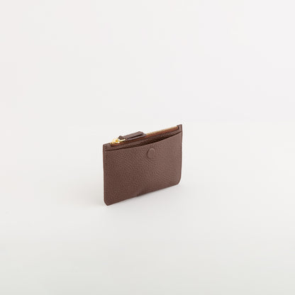 Portamonete Con Portachiavi Donna - Delta winter wallet Cioccolato