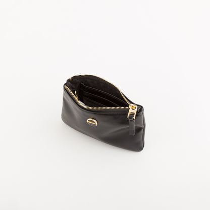 Portamonete Con Portachiavi Donna - Megan wallet v2 Nero