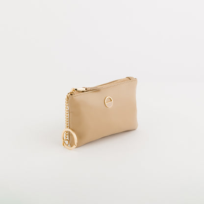 Portamonete Con Portachiavi Donna - Megan wallet v2 Sabbia