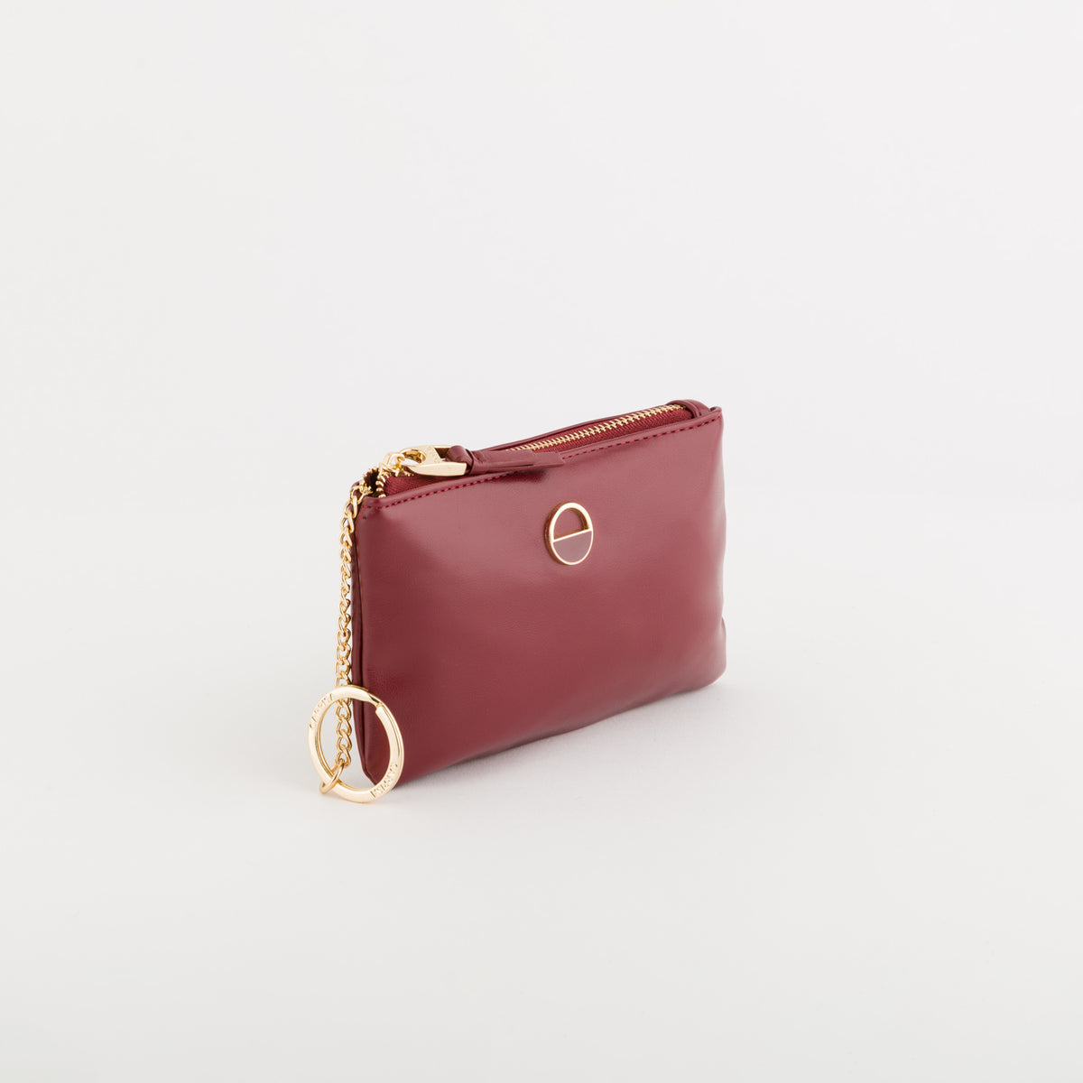 Portamonete Con Portachiavi Donna - Megan wallet v2 Rubino