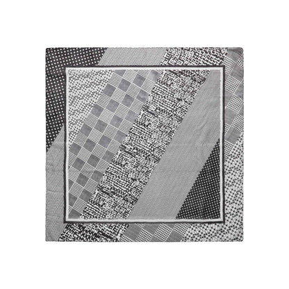 Foulard Donna - Foulard seta Nero/Multicolore