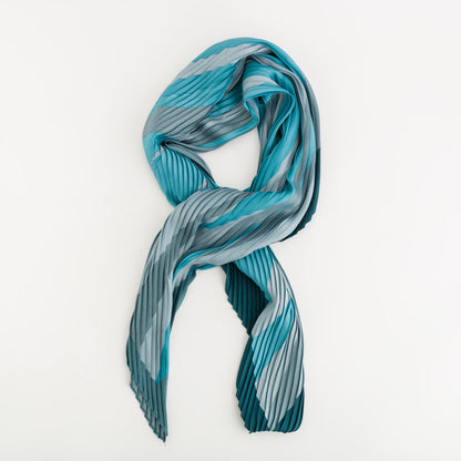 Damenschal - Halstuch Grüner Tee/Mehrfarbig