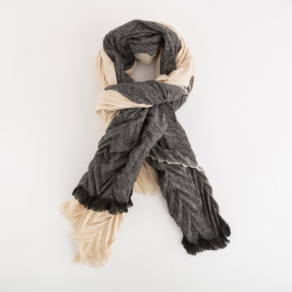 Sciarpa Donna - Switzerland Nero/Multicolore