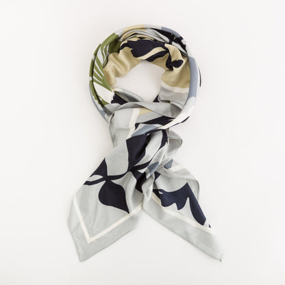Foulard Donna - Foulard Azzurro Polvere Multicolore