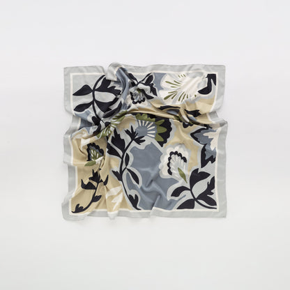 Foulard Donna - Foulard Azzurro Polvere Multicolore