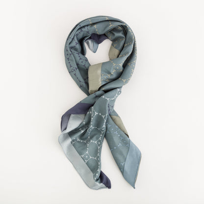 Women's Scarf - Scarf Multicolored Magpie Blue