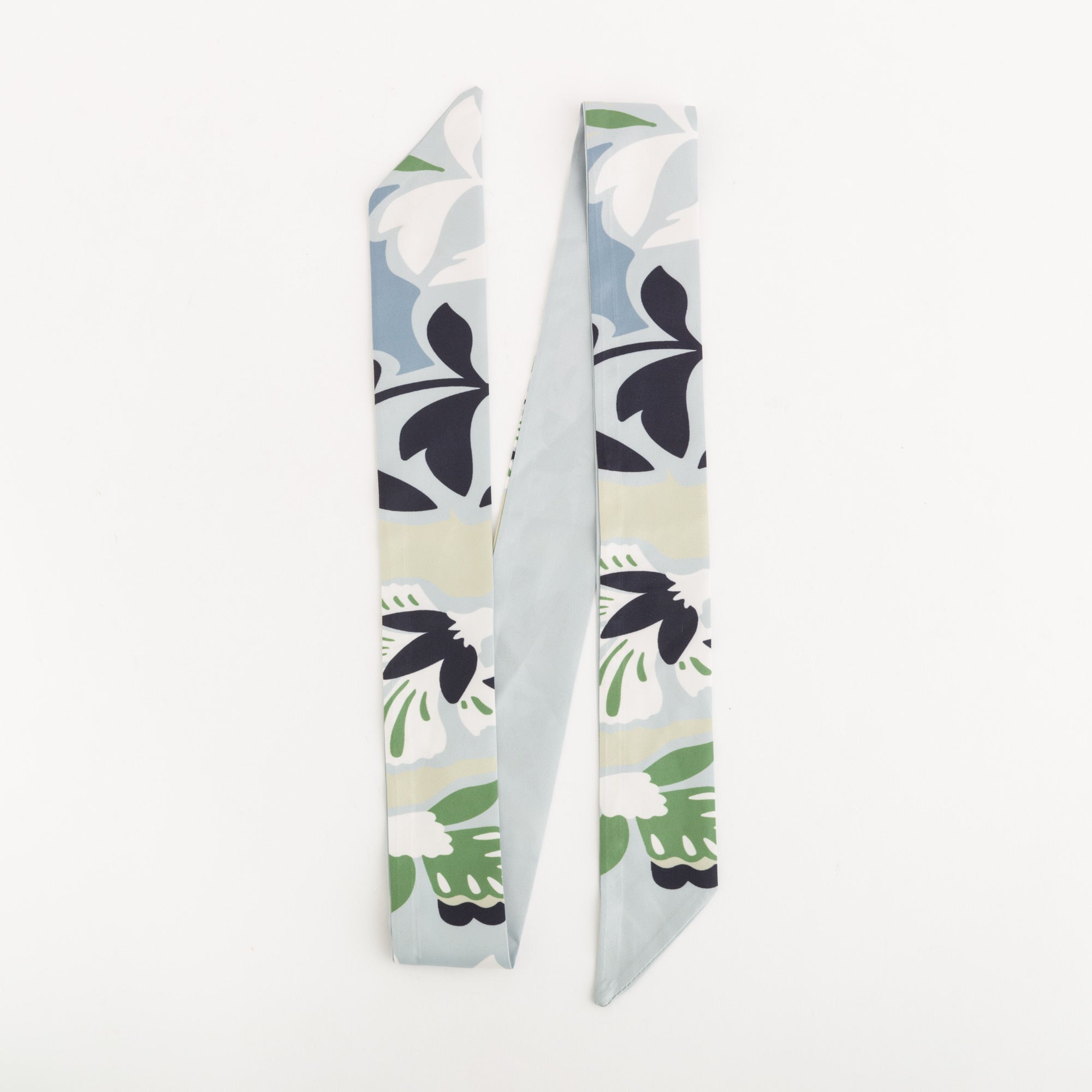 Damenschal - Halstuch Mehrfarbiges Azurblau Staub