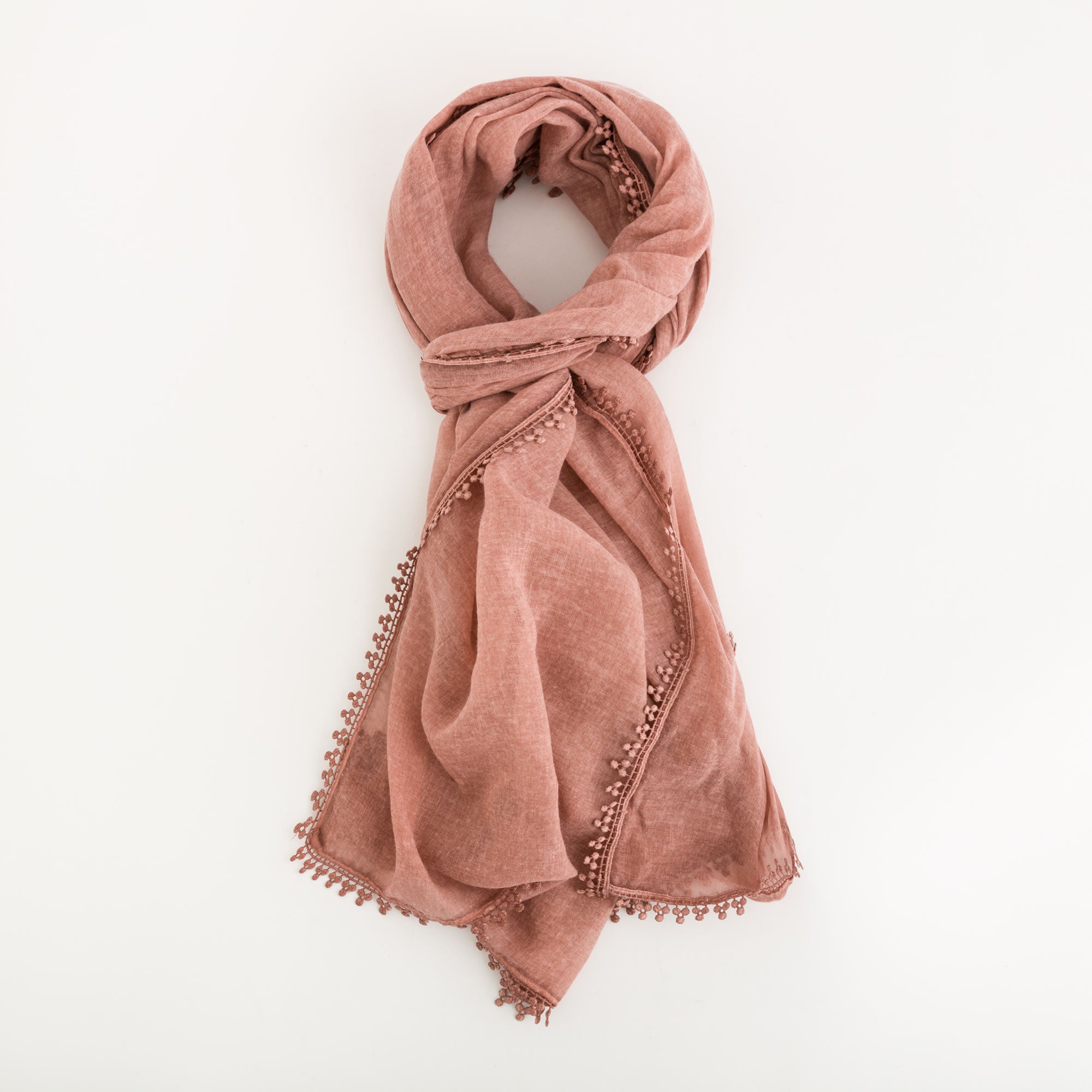 Pashmina - Amber pashmina Antique Rose