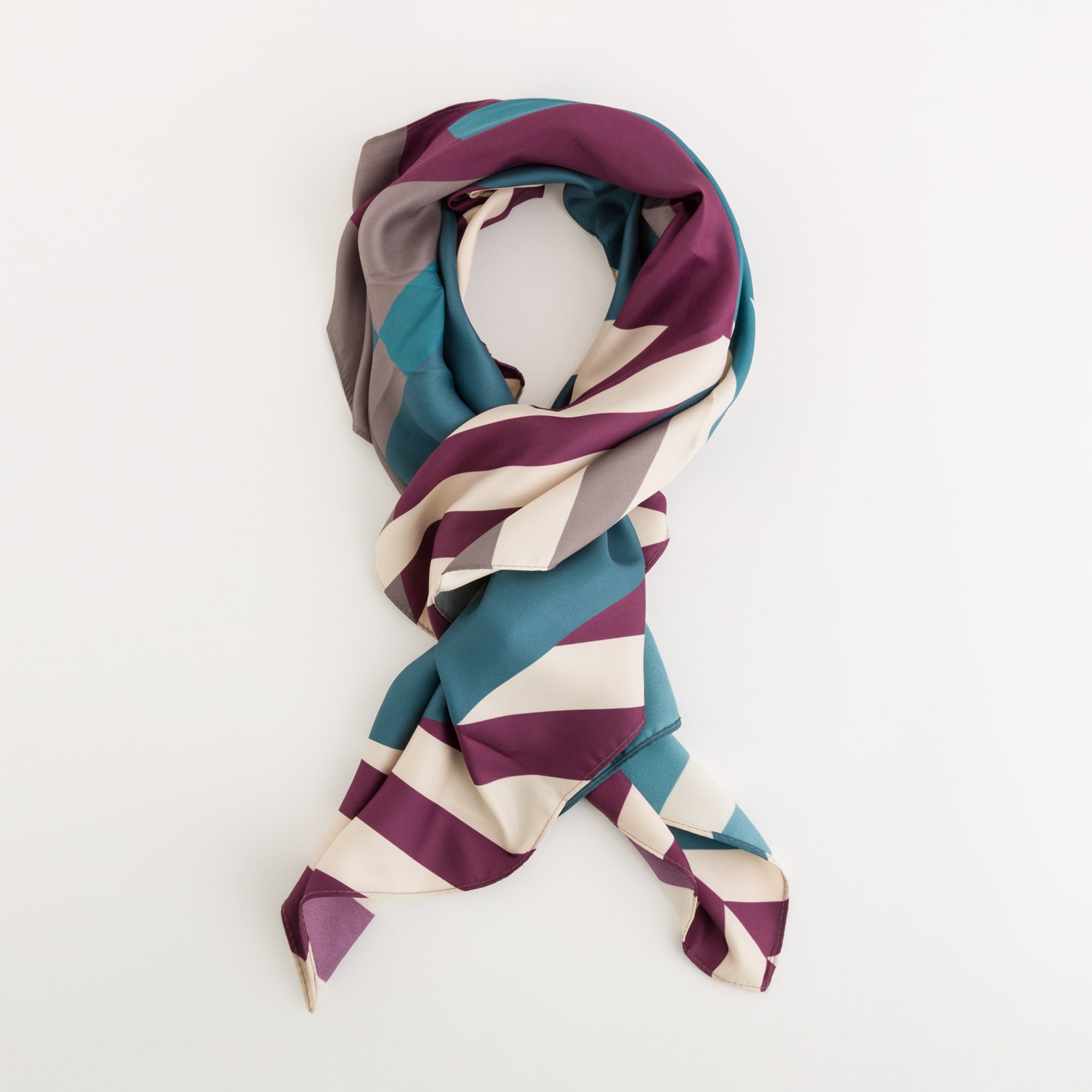 Écharpe pour femme - Écharpe Vin multicolore