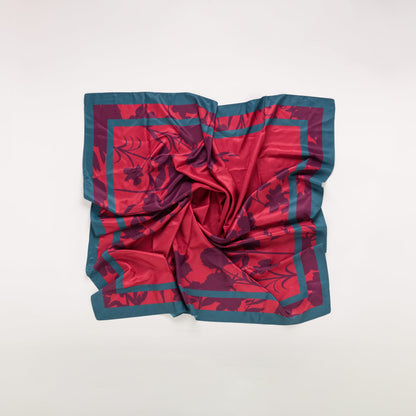 Women's Scarf - Scarf Multicolored wine