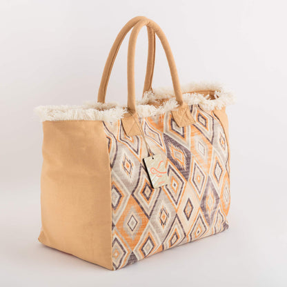 Damen-Shopping - Tara v5 Kamel/Mehrfarbig