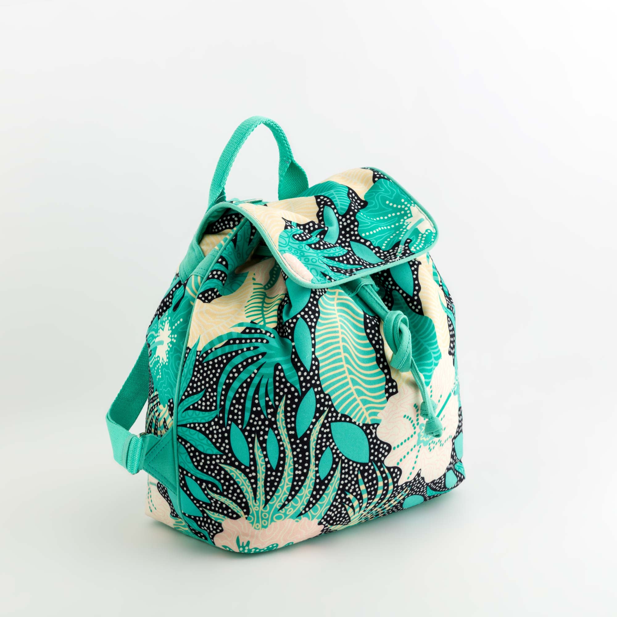 Women's Backpack - Marettimo Turquoise/Multicolor